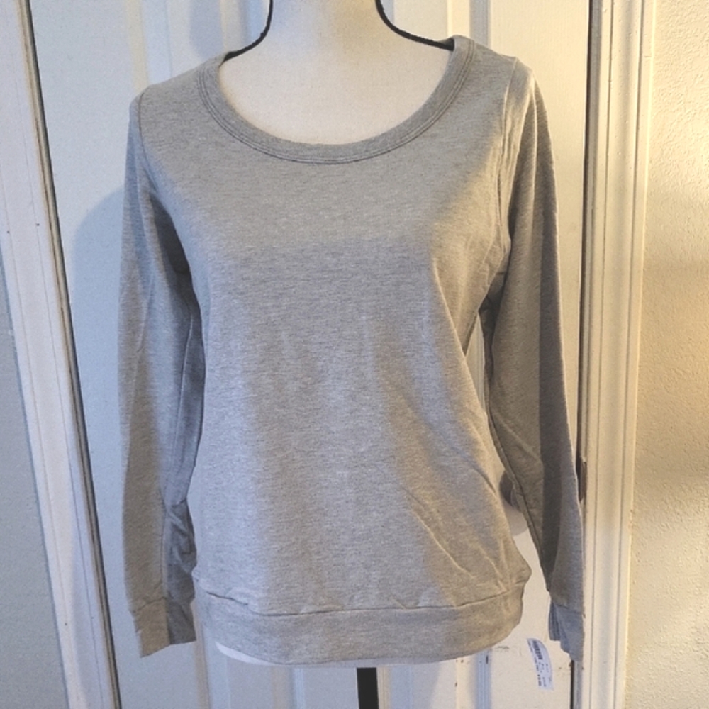 Alta Gracia Gray Long Sleeve Athletic Shirt